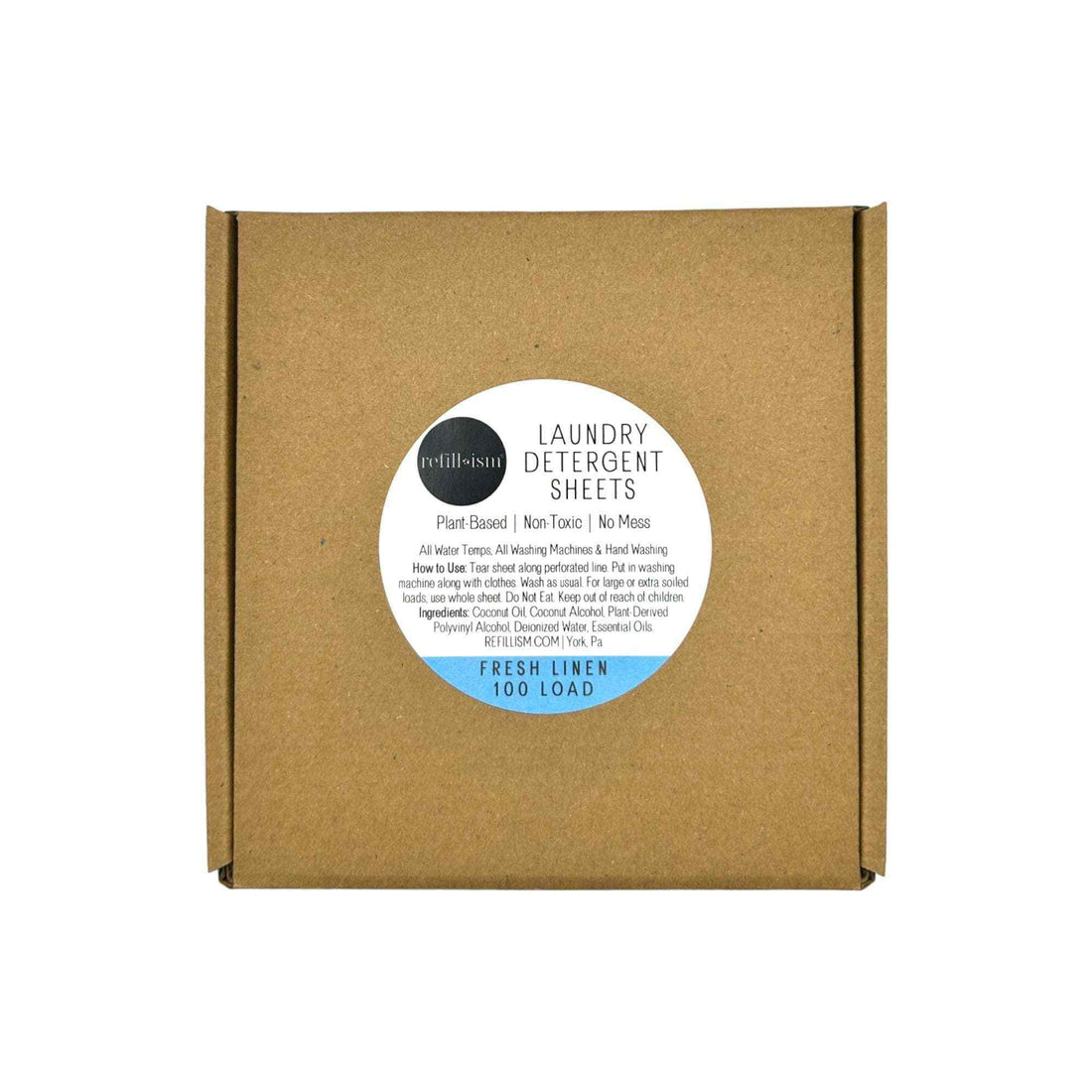 Laundry Detergent Sheets Eco-Friendly Plant-Based Zero Waste