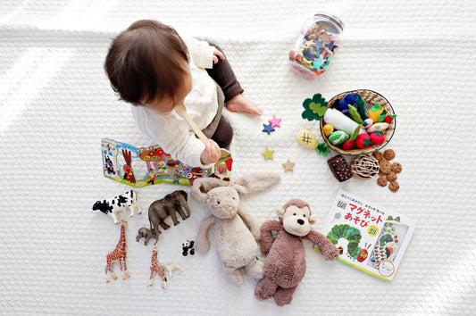 Natural wooden Montessori toys for toddlers — eco-friendly developmental play
