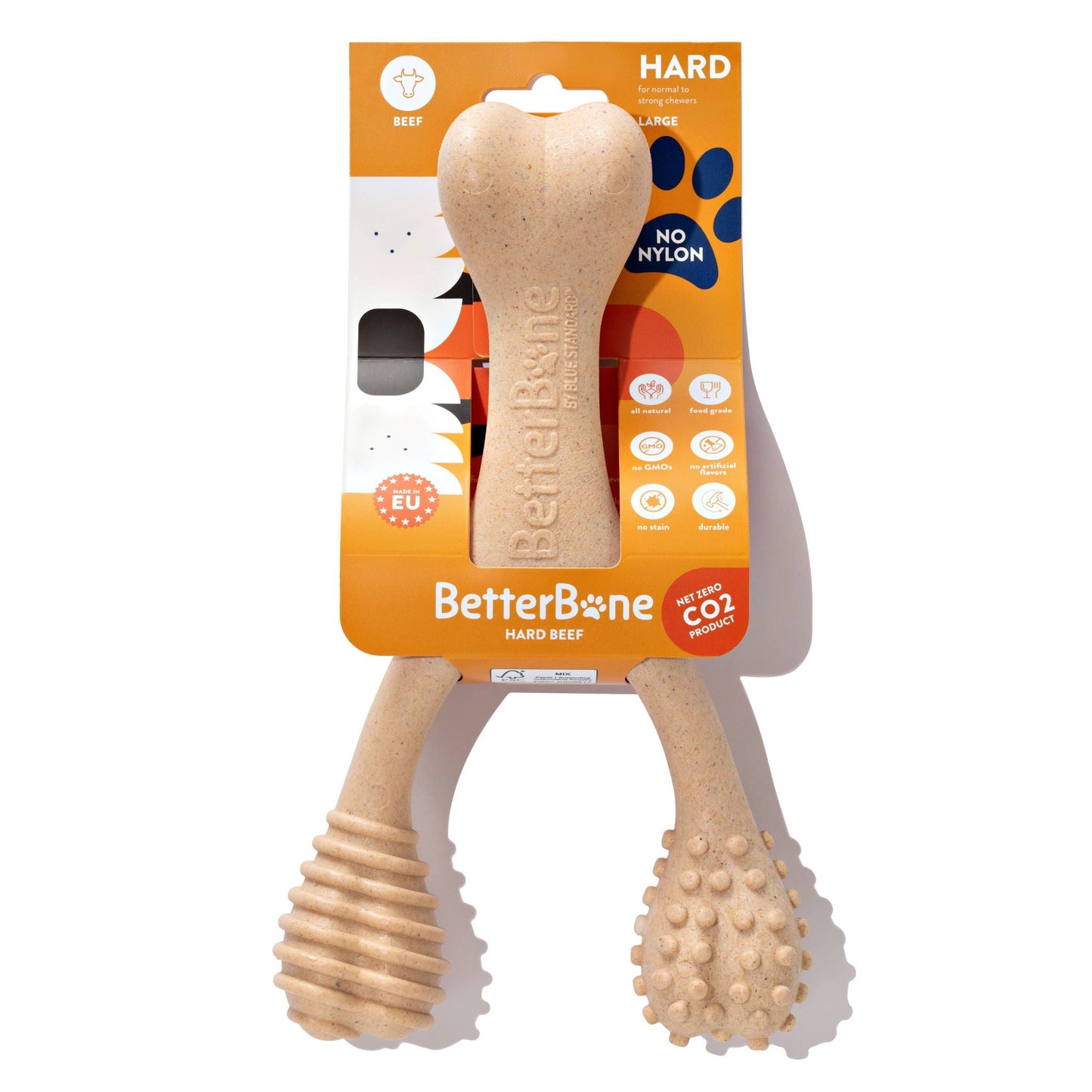 BetterBone Hard Chew — Natural Plant-Based Dog Bone