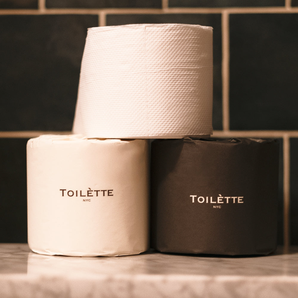 100% Bamboo toilet paper rolls