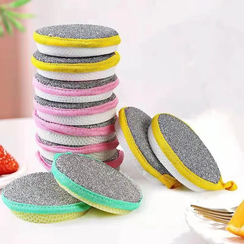 Double Side Dishwashing Sponge Reusable