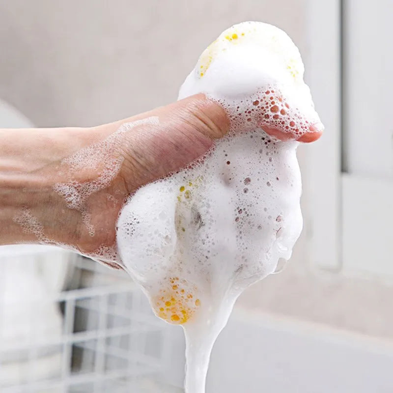 Double Side Dishwashing Sponge Reusable