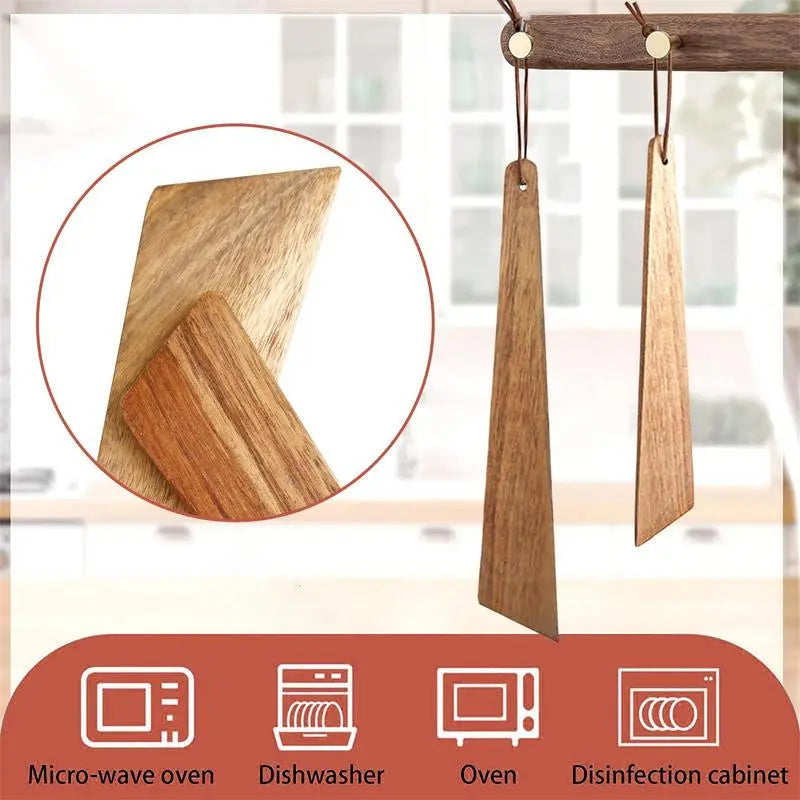 New Wooden Spatulas for Cooking, Baking & Serving