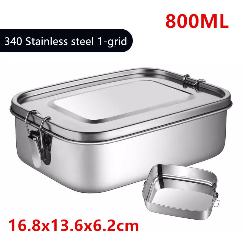 Stainless Steel Square Lunch Box