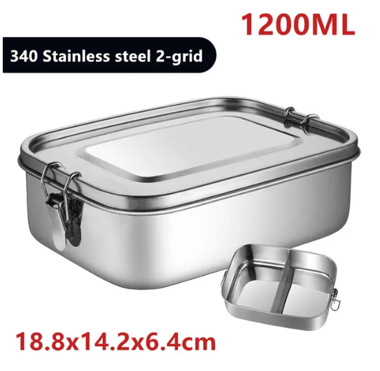 Stainless Steel Square Lunch Box