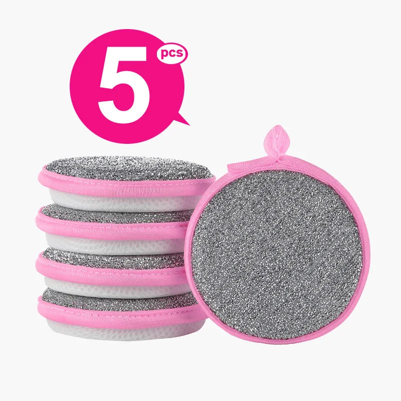 Double Side Dishwashing Sponge Reusable