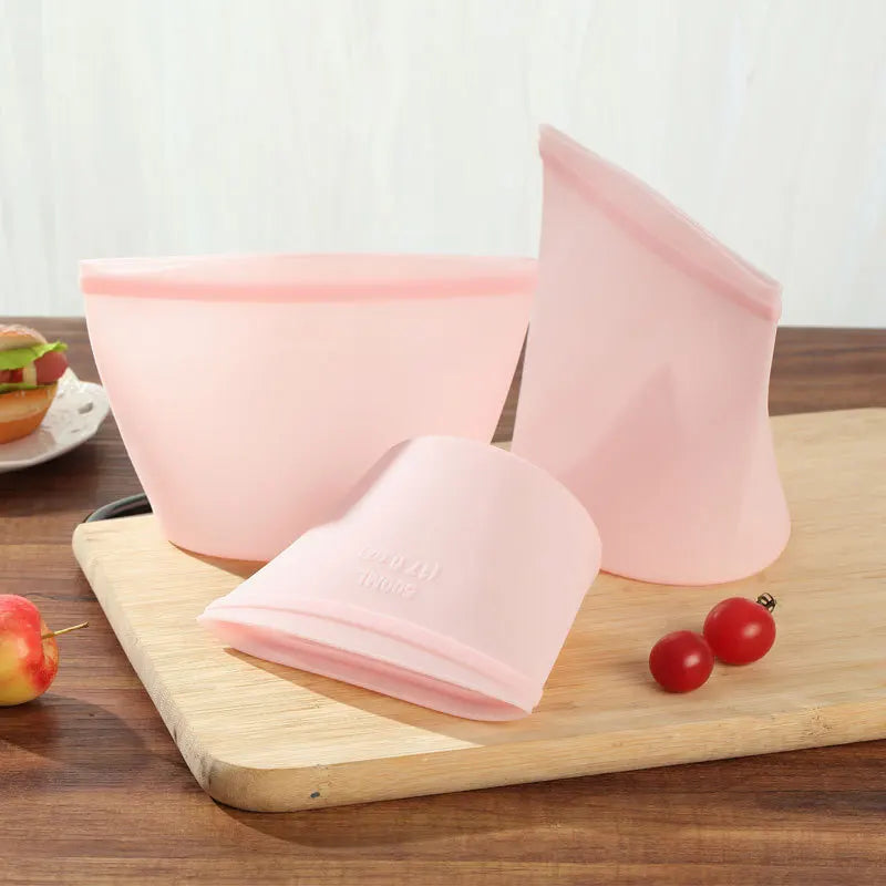 Silicon Reusable Food Storage Bags